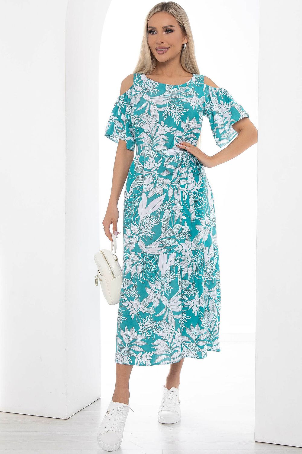 Платье "Марианна" (бирюзовая мята) П8854 LT Collection (Акция)