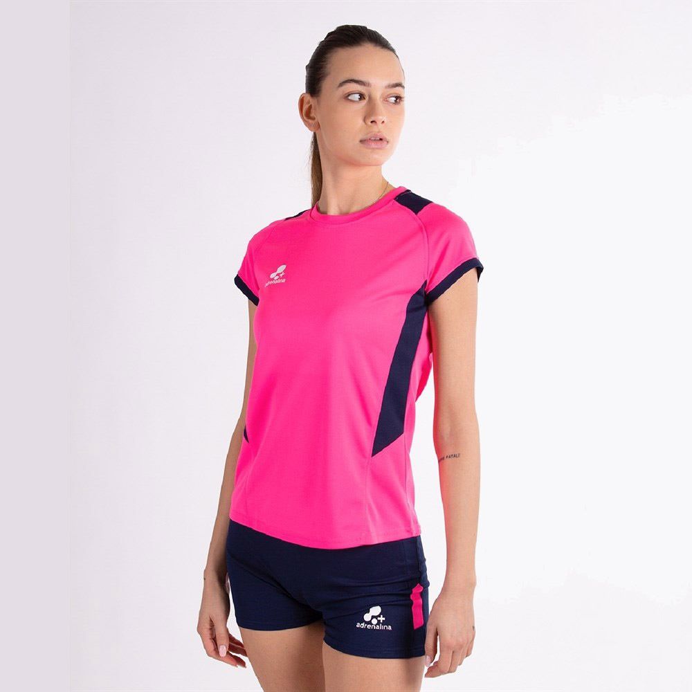 Форма волейб. жен. +ADRENALINA Clas 1304-0441-L, р.L, 100% полиэстер, фуксия-темносин