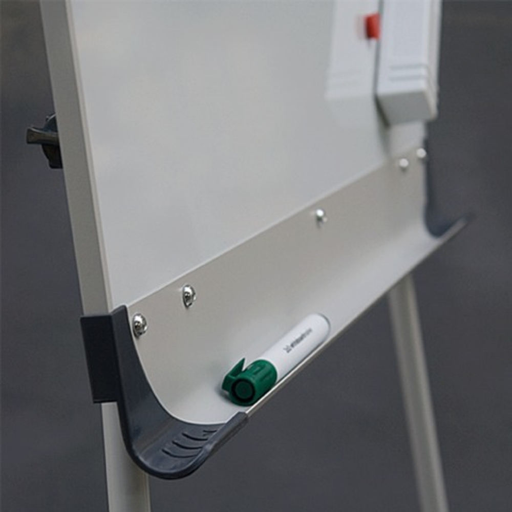 Доска-флипчарт магнитно-маркерная 70х100 см, тренога, держатели для бумаги, "2х3" (Польша), TF04/2011