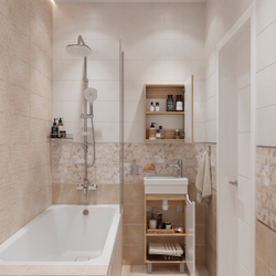 Полка для душа DIWO Смоленск П16145 угловая, подвесная, глянцевый хром