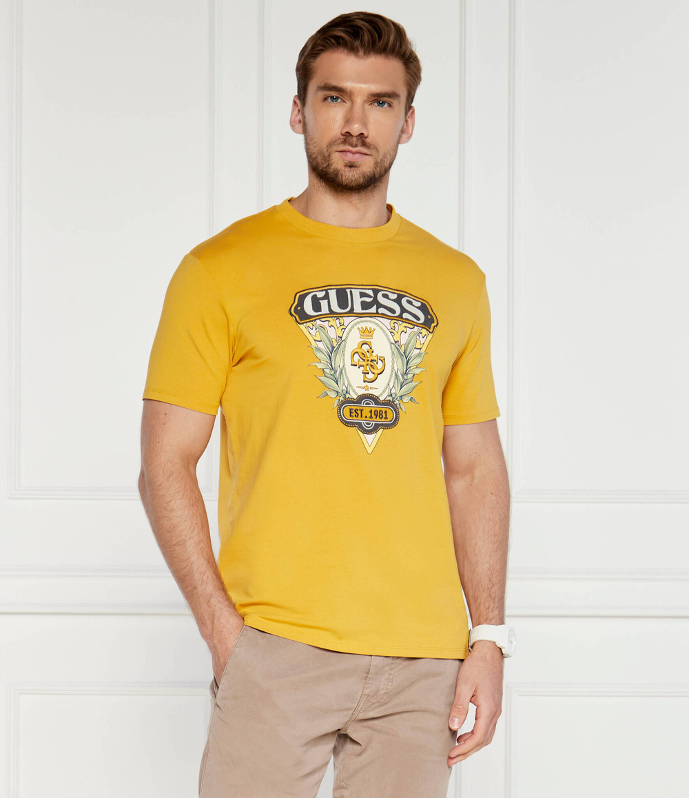 Футболка GUESS - желтый(M4YI76 KA0Q1)