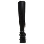 STEVE MADDEN PU Over the knee Boots 6.6cm Women"s Black