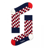 Носки унисекс с цветными блоками Filled Optic Sock (Размер: 29) (Цвет: синий с белым)