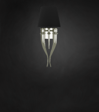 replica    Brunilde wall lamp H104 (black)