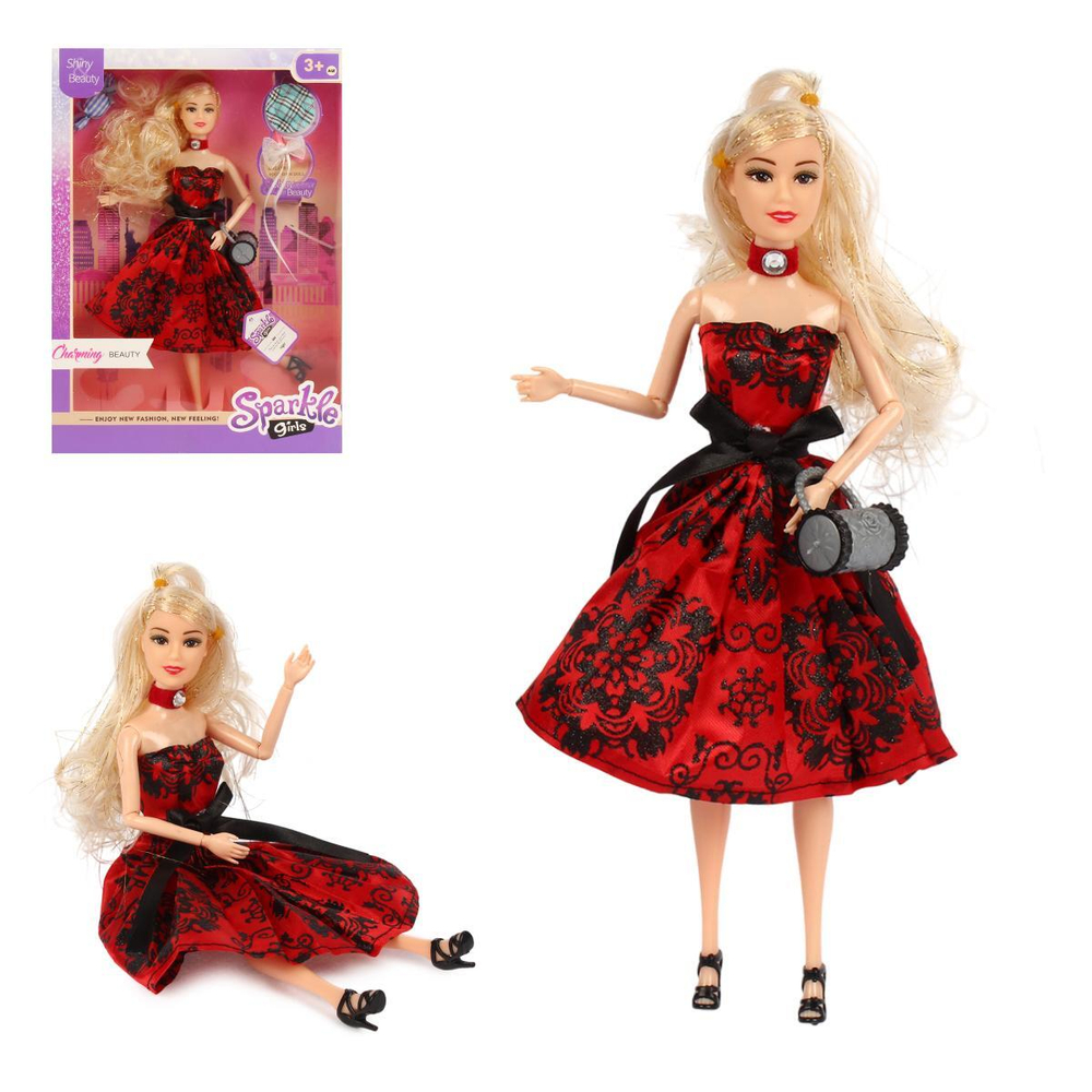 Кукла тип Модель на шарнирах с аксессуарами, коробка CY257D1