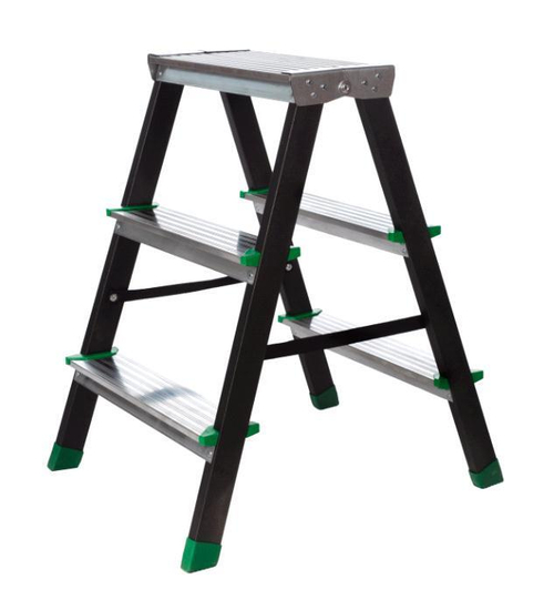 Стремянка   2-сторон. 6 ступ. шир ступени 8,0см  (125 до раб.площ) сталеалюминиевая Combi DUO/Smarty