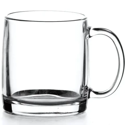 Кружка стеклянная 380мл «Нордик» H8502