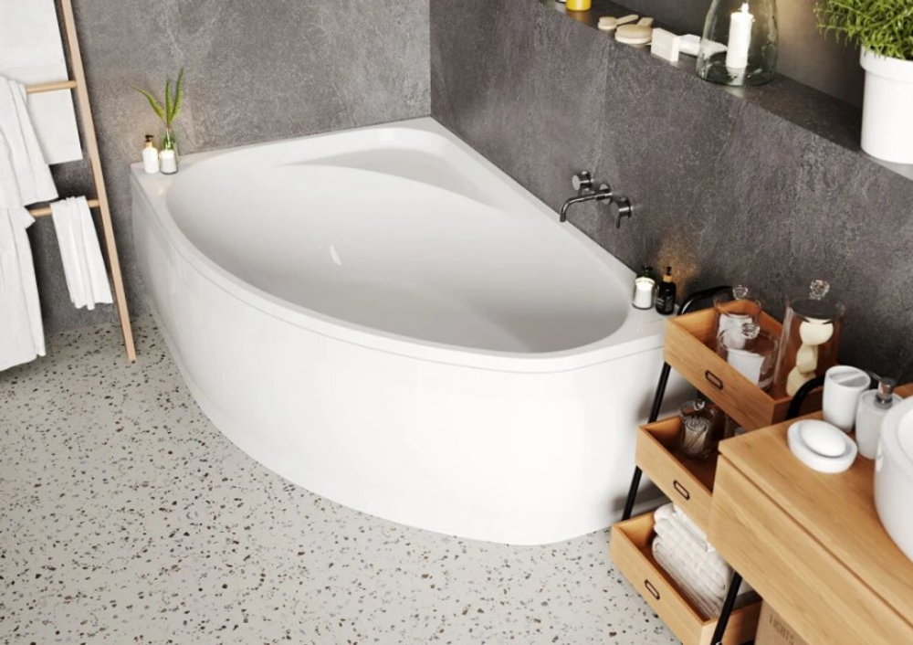 Акриловая ванна VAGNERPLAST HAPI 170x110 Left