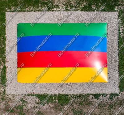 Надувная подушка «Мягкая гора» для установки в грунт, 9×9×2 м