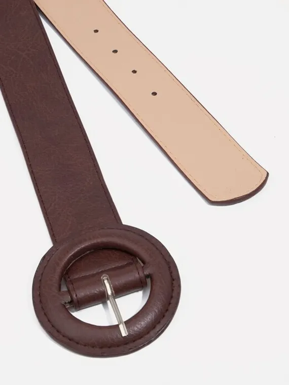 Ремень женский, ширина 4,2 см, цвет коричневый