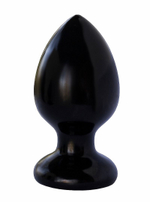 Черная анальная пробка Egzo Plug - 11,4 см. (Цвет: черный)