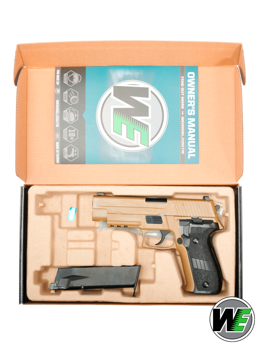 Пистолет WE SIG Sauer P226 Mk.25 (WE-F003-TAN). Tan