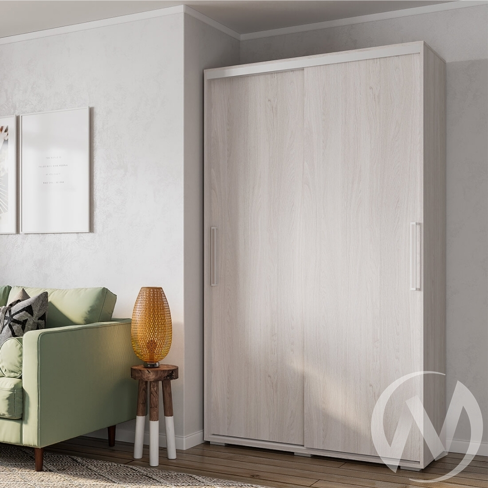 Шкаф-купе ШКК-11 Мебелони (ясень белый)