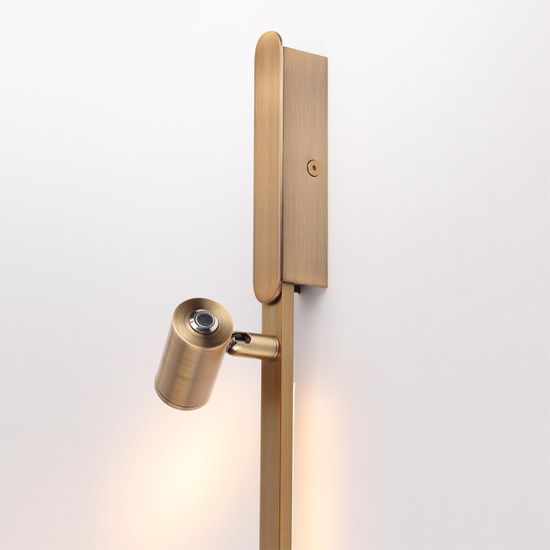 7154/150S HIGHTECH ODL26 Прямой элемент для инсталляции  бронзовый/акрил/металл IP20 LED 24W(21W+3W) 600Лм 3000K 120° 24V FINO XS