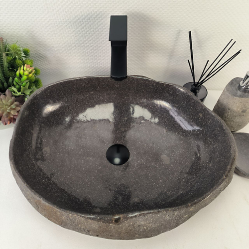 Раковина из речного камня RS-65172 55*43*14 0862