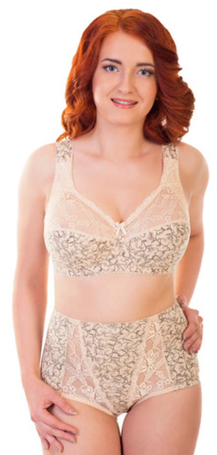 2918/BC трусы "Бежевый с черным" (1101, 1102)