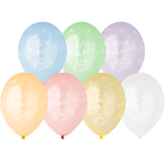 Шар латексный 35см С ДР! Одуванчики (Ассорти)