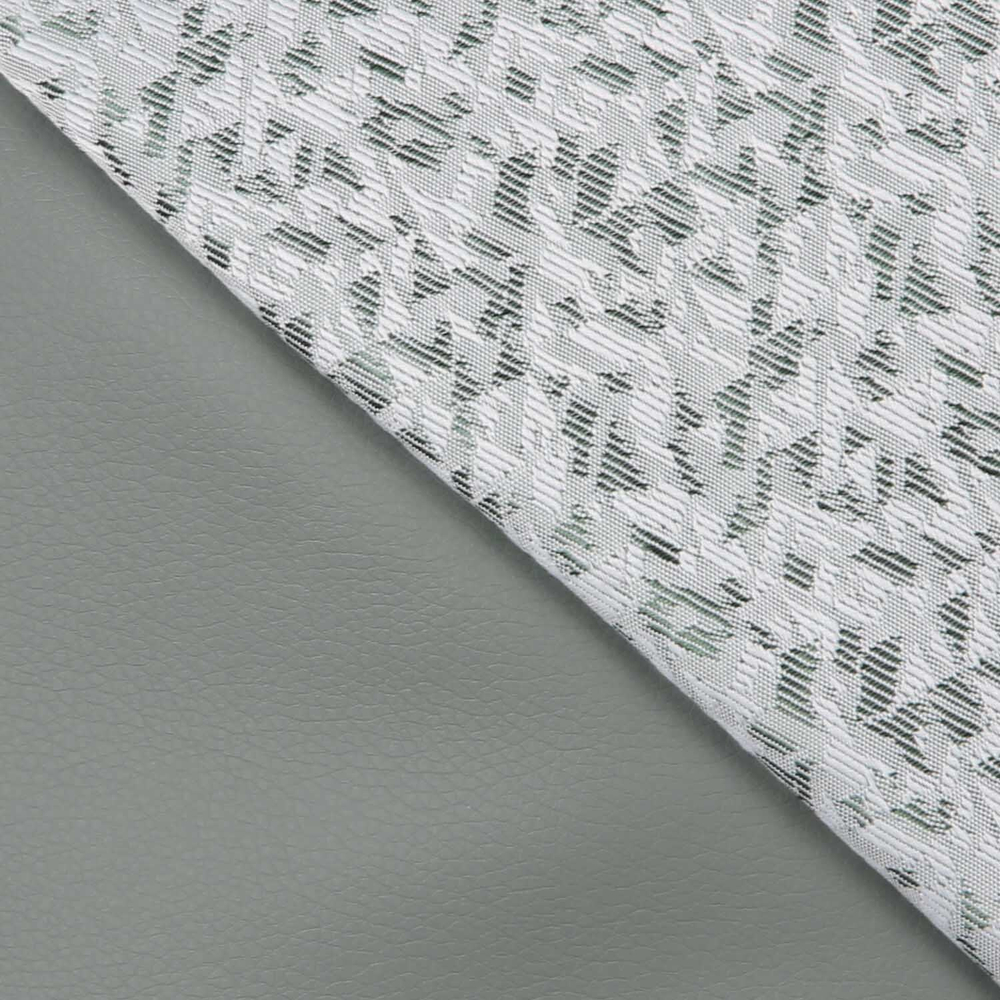 Коляска 2в1 Indigo MIO mi 03 (шалфей кожа+зеленый узор)