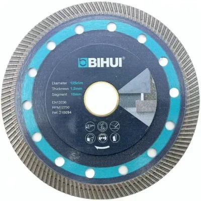 Алмазный диск BIHUI SUPER THIN TURBO, 115мм, Король дисков (1,2мм)
