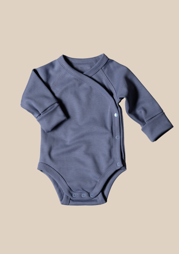 Боди с запахом Спелая голубика