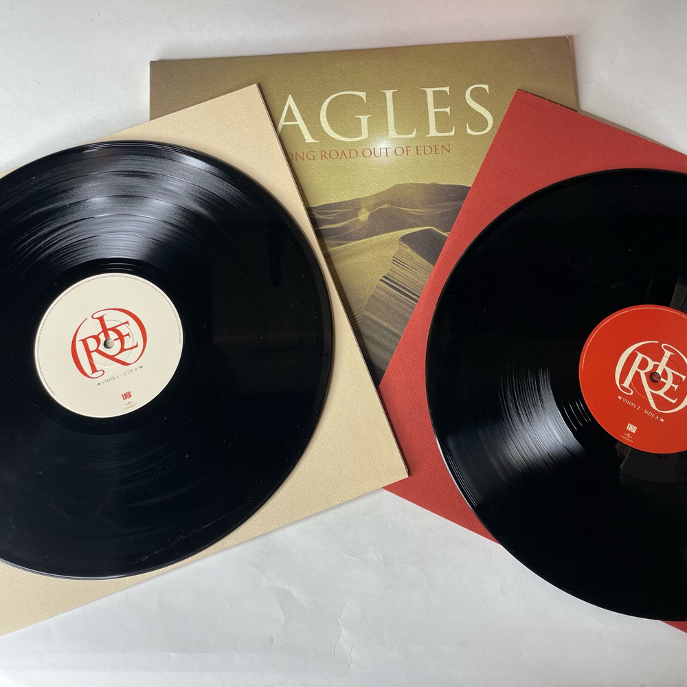 Винтажная виниловая пластинка LP Eagles, Long Road Out Of Eden (Европейский Союз 2007)