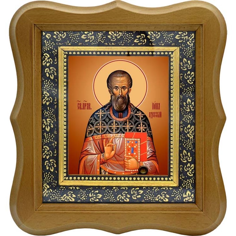 Иона Одесский праведный. Икона на холсте.