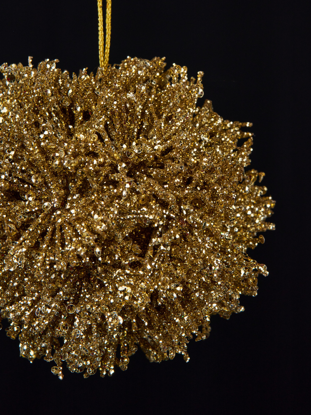 Шар 18см ChristmasDeLuxe золото