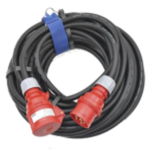 Lift Craft CM1201 - кабель питания 25 метров, 4 на 1,5мм, CEE-16/4 вилка, CEE-16/4 розетка