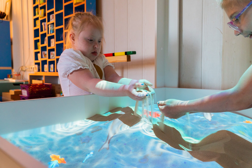 Интерактивная песочница Домик