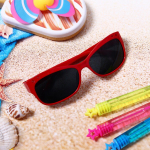 Очки солнцезащитные детские «Baby BooM», звезды, микс 6 цветов