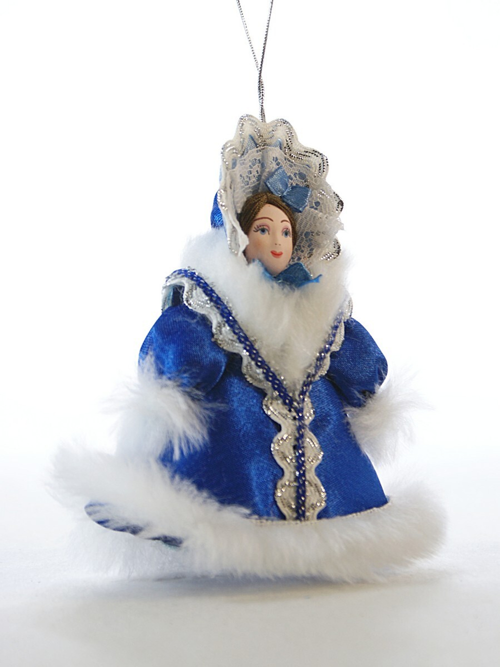 Кукла-подвеска Барышня в шубке