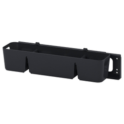 IKEA UPPDATERA  (ИКЕА УППДАТЕРА)  -  Корзина с горкой, антрацит, 50x15x12 см