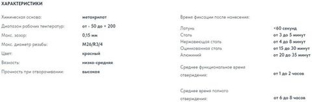 Герметик анаэробный, неразборный, 50 мл, красный, SANFIX