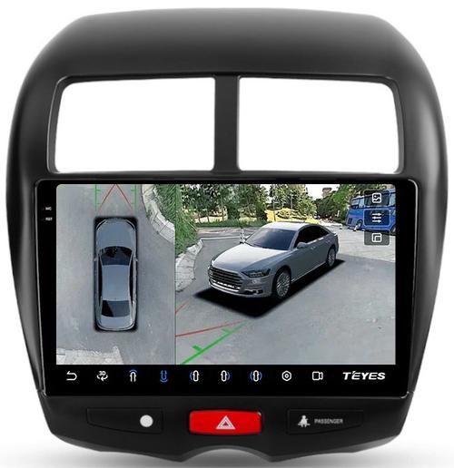 Магнитола для Mitsubishi ASX 2010-2016, Peugeot 4008, Citroen C4 Aircross - Teyes CC3-2K-360 на Android 10, Быстрая, 2K QLED, CarPlay, 4G SIM-слот, 4 камеры в комплекте