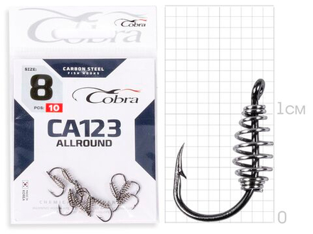 Крючки Cobra Allround PASTEHOLDER сер. CA123 разм. 008 10шт.