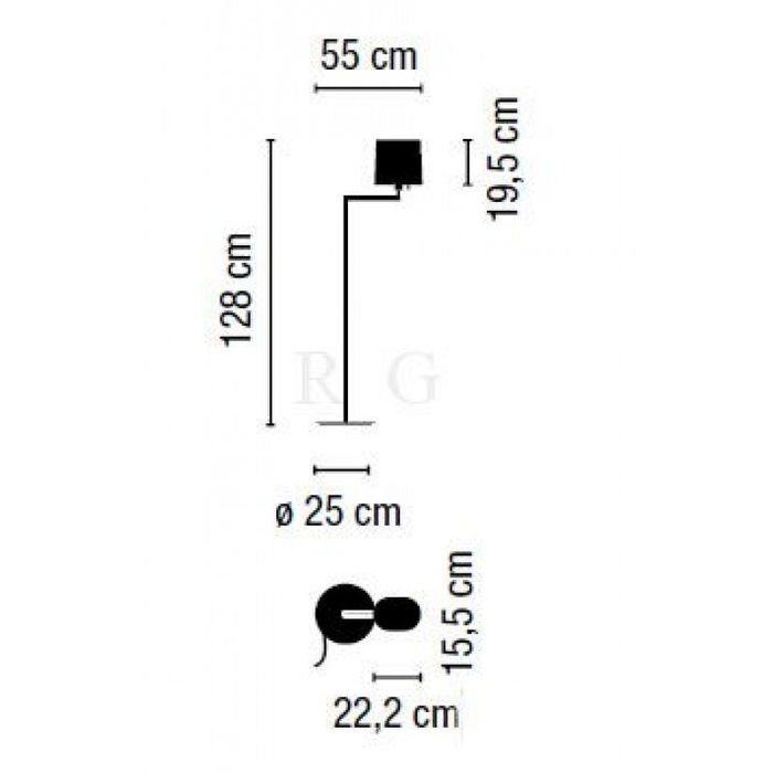 Напольный светильник Vibia Swing 0503