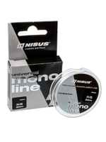 Леска для рыбалки Nisus MONOLINE Universal Nylon Transparent 0,50mm/100m (N-MU-050-100)