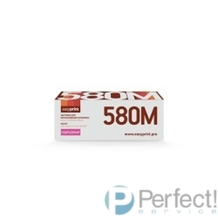 Easyprint TK-580M  Тонер-картридж LK-580M для Kyocera FS-C5150DN/ECOSYS P6021 (2800 стр.) пурпурный, с чипом