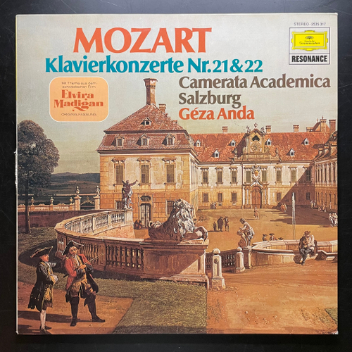 Моцарт - Концерты для фортепиано №21 и №22 (Германия 1978г.)