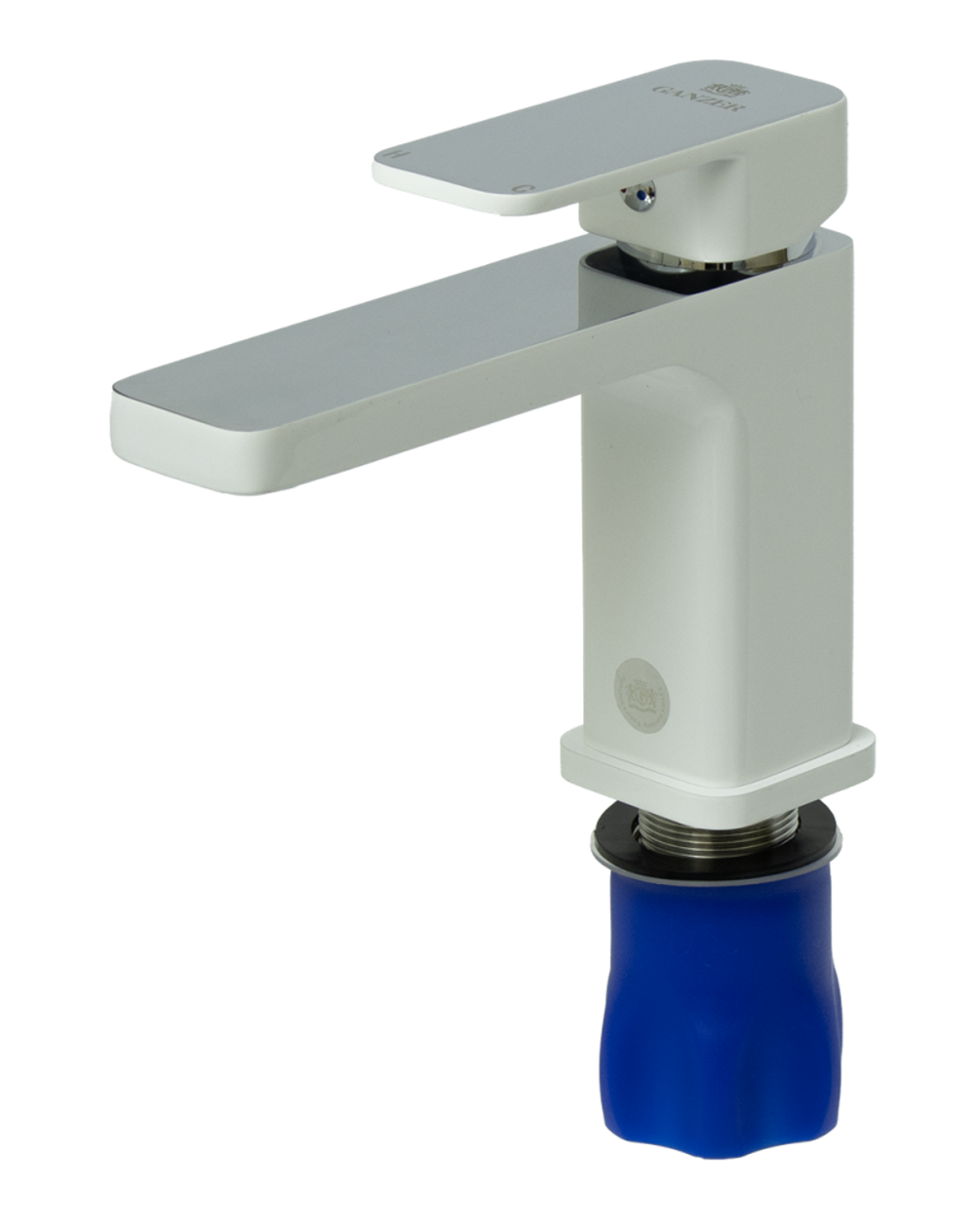 12014-F Смеситель для умывальника "GANZER"  (10/1шт)