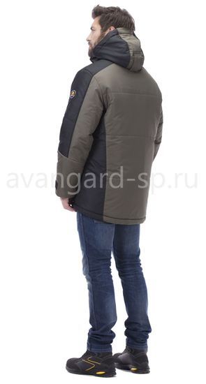 Куртка зимняя "Корсар" (хаки/черный)