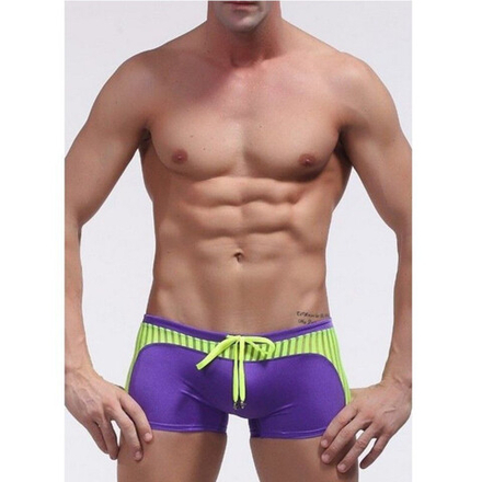 Мужские плавки фиолетовые WANG JIANG WJ141214-3