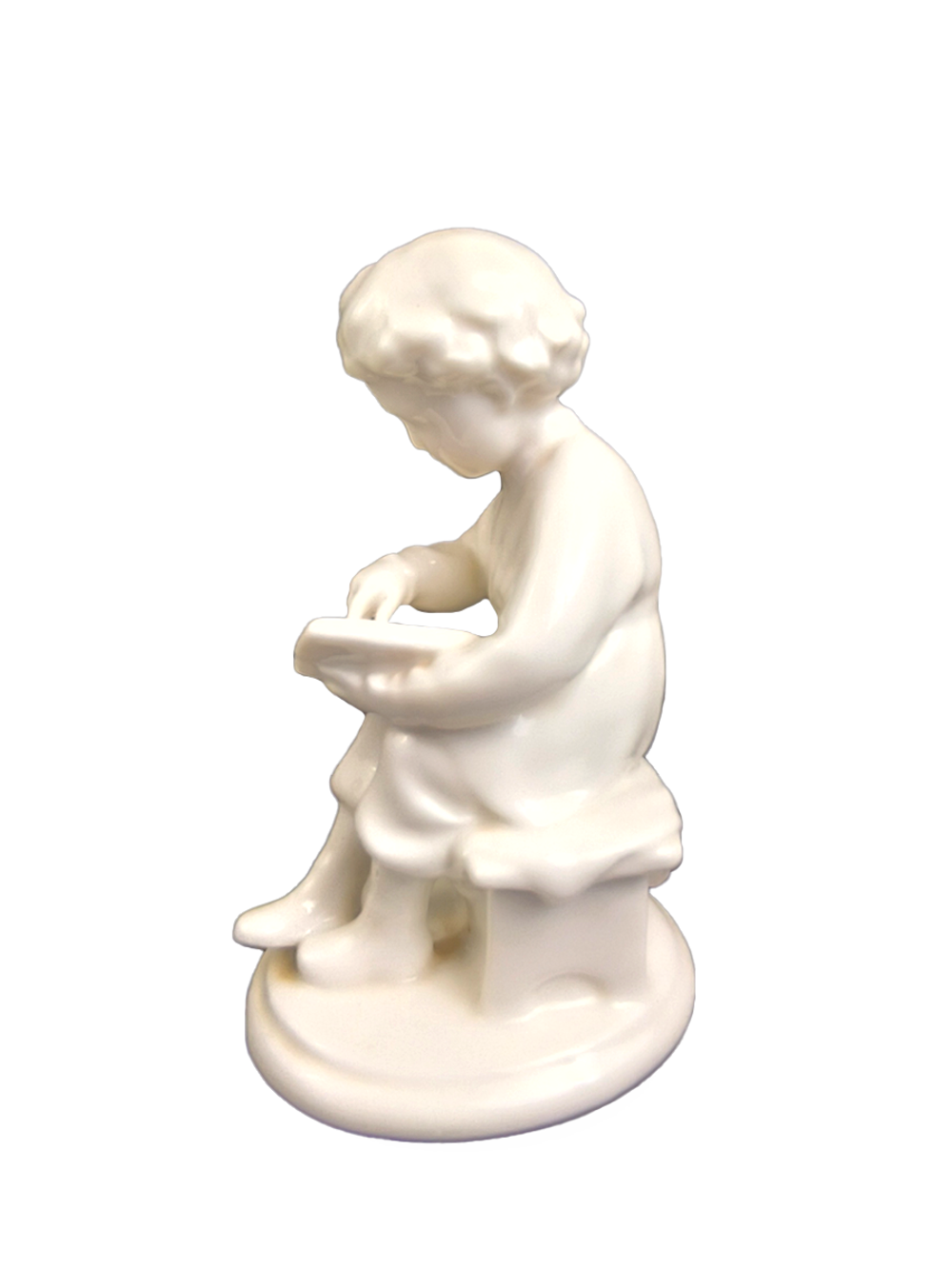 Фарфоровая статуэтка "Юный Ленин" ЛФЗ