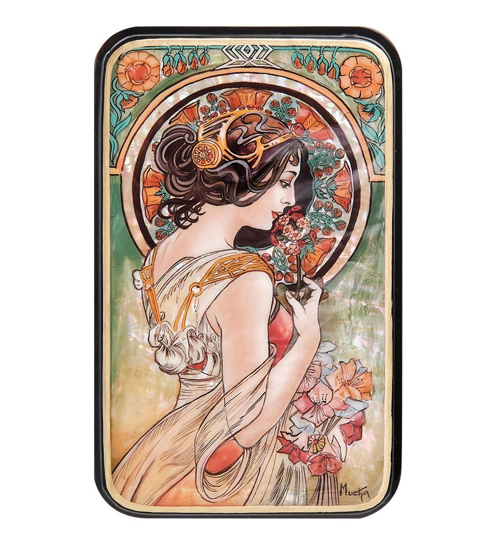 Народные промыслы ШК-55/ 25 Шкатулка «Барашки» Земина