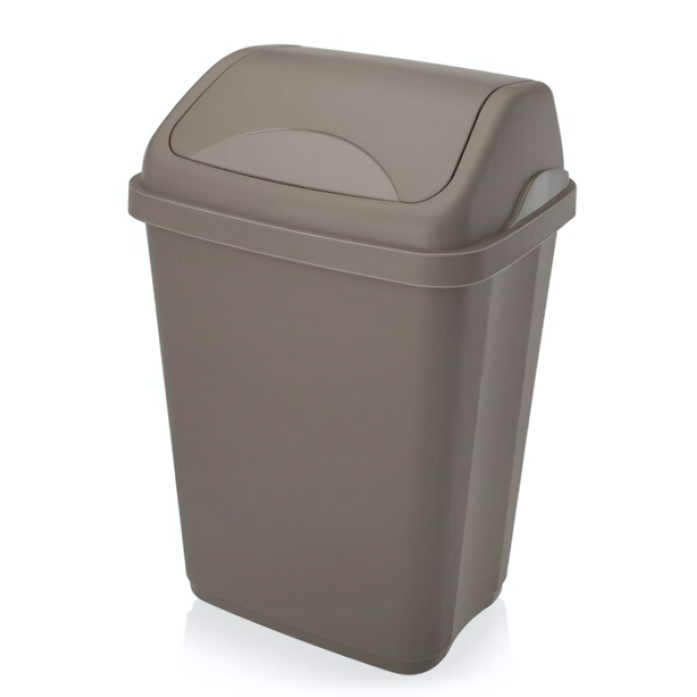 Контейнер для мусора "Ultra" 5 л с перекидным верхом цвет в ассортименте