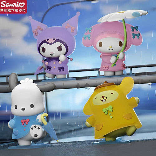Коллекционные игрушки "Sanrio in the rain"