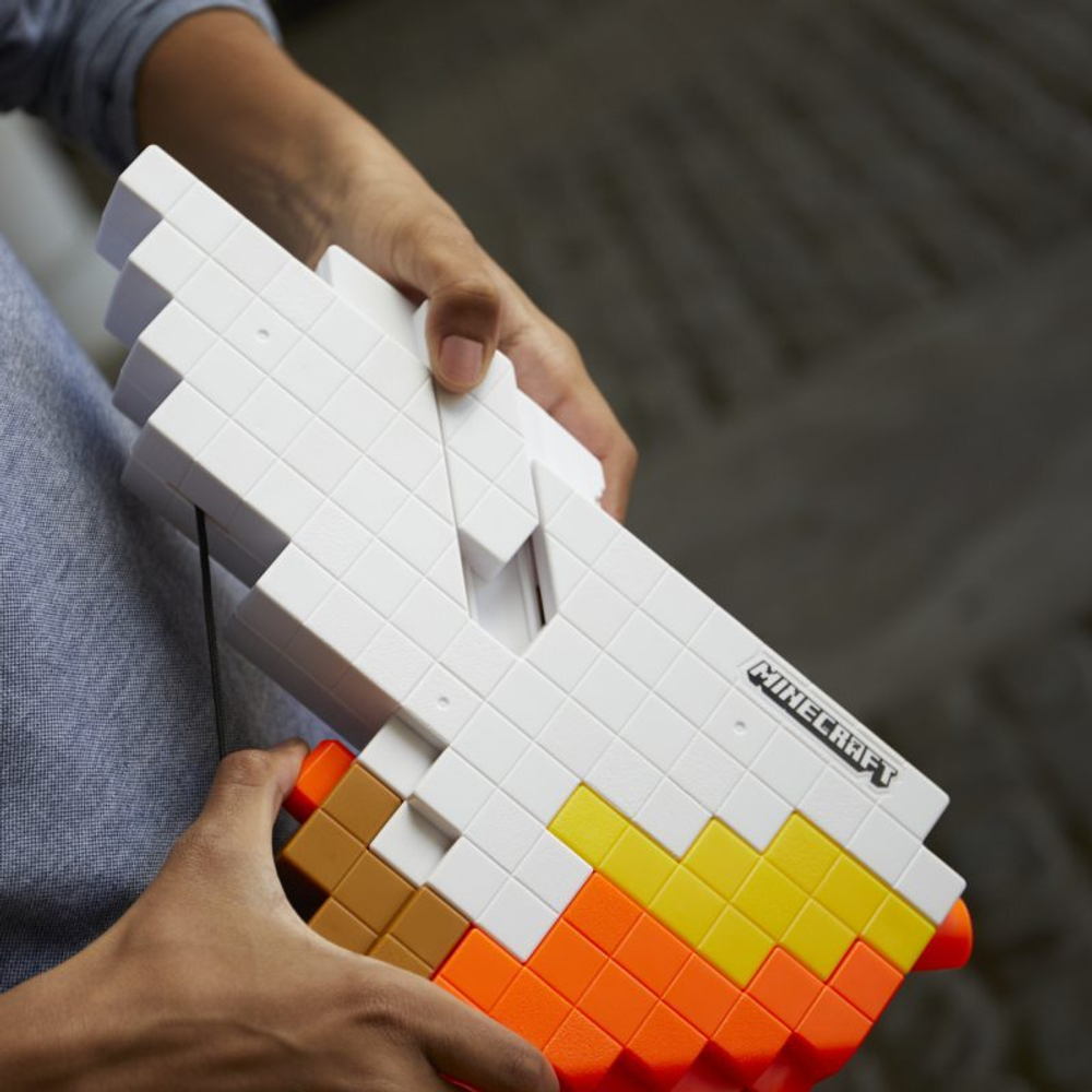Hasbro Nerf Elite - Пусковая установка для стрельбы из лука Minecraft + стрелы F4733