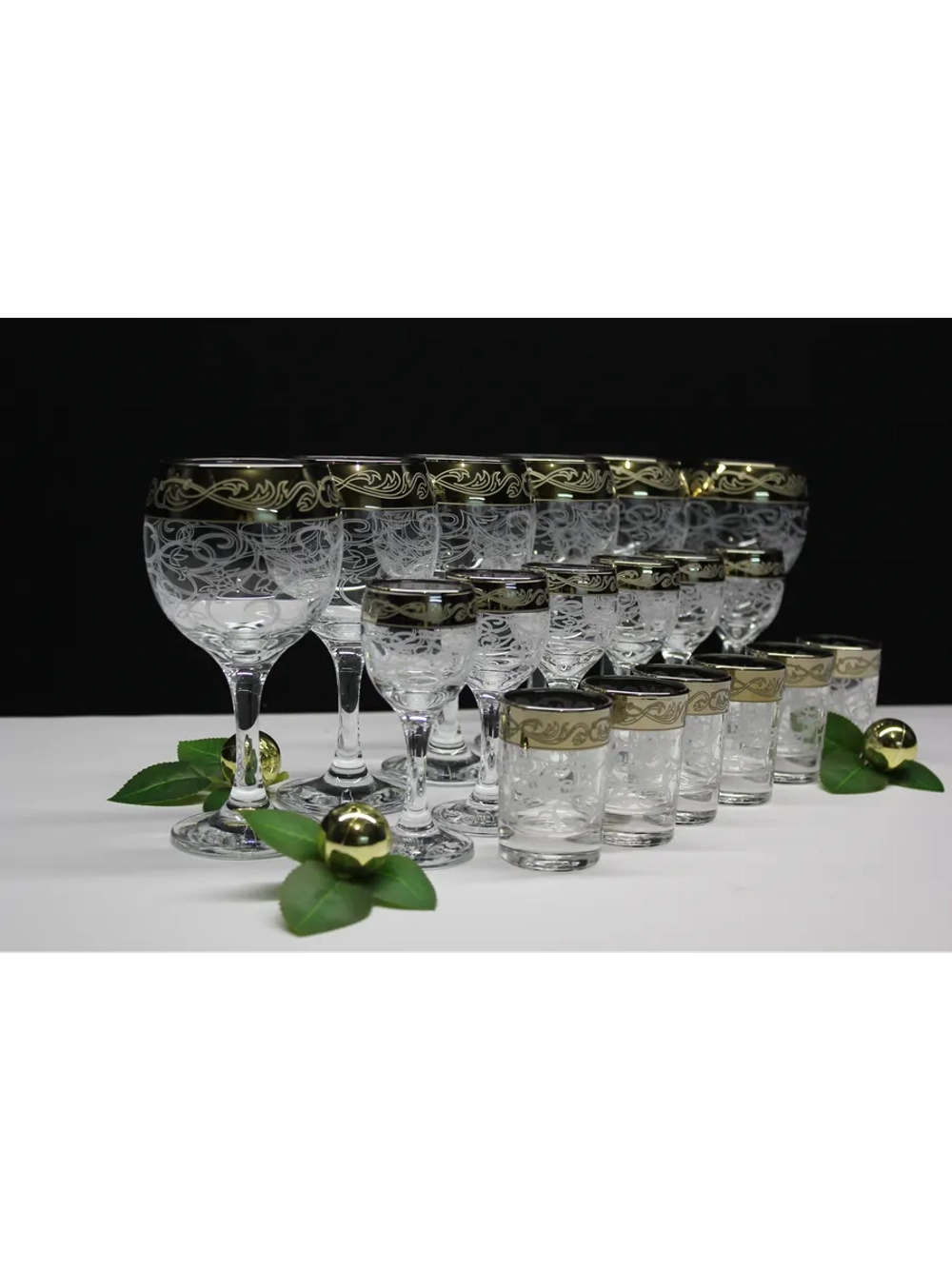 Барный набор 18 предметный с фужером