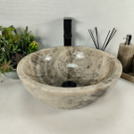 Раковина из оникса Bowl Grey BO-64545 40*40*15 0201