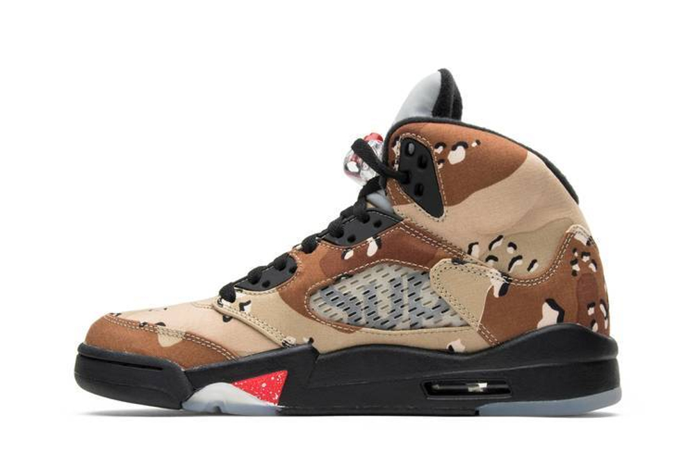 Кроссовки Supreme X Jordan Air Jordan 5 Retro Desert Camo